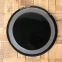 Elephantom.Design Set of 4 3D-patterned plates - Black glazed stoneware - 16 à 26 cm - Handmade • Basalt