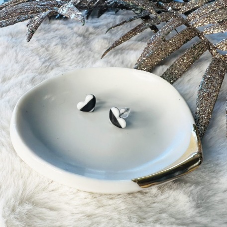 Tea / coffee cup - White porcelain - Craft creation - Sea Ice Tea / coffee cup - White porcelain - Craft creation - Sea Ice