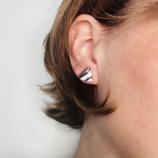 Tea / coffee cup - White porcelain - Craft creation - Sea Ice