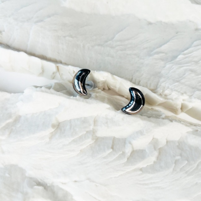 Tea / coffee cup - White porcelain - Craft creation - Sea Ice