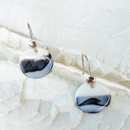 Tea / coffee cup - White porcelain - Craft creation - Sea Ice Tea / coffee cup - White porcelain - Craft creation - Sea Ice