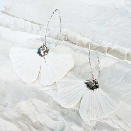 HIKARI • Boucles d'oreilles  - Porcelaine
