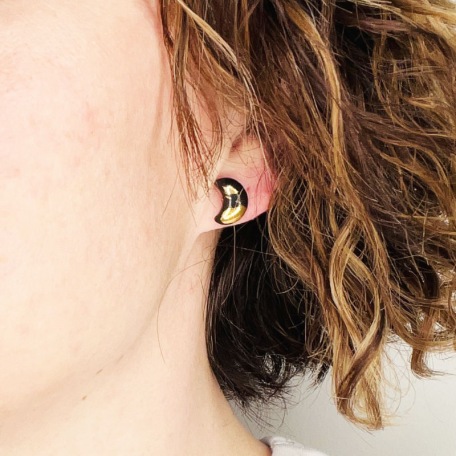 ALLY • Boucles d'oreilles  - Porcelaine