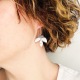 LUNA NERA • Boucles d'oreilles  - Porcelaine