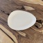 3D-patterned dinner plates set - Porcelain - 4 pcs - 16 to 26 cm - Handmade • Pyrenees