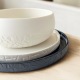 Tea / coffee cup - White porcelain - Craft creation - Sea Ice