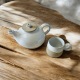 La tasse à café avec anse  - Grès pyrité - Fait main • Grains de beauté