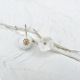 Tea / coffee cup - White porcelain - Craft creation - Sea Ice