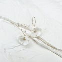 Tea / coffee cup - White porcelain - Craft creation - Sea Ice