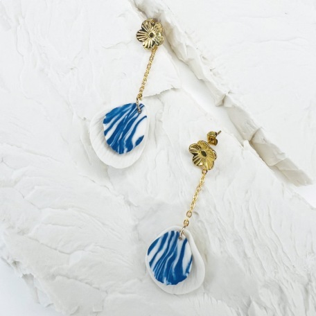 Tea / coffee cup - White porcelain - Craft creation - Sea Ice Tea / coffee cup - White porcelain - Craft creation - Sea Ice