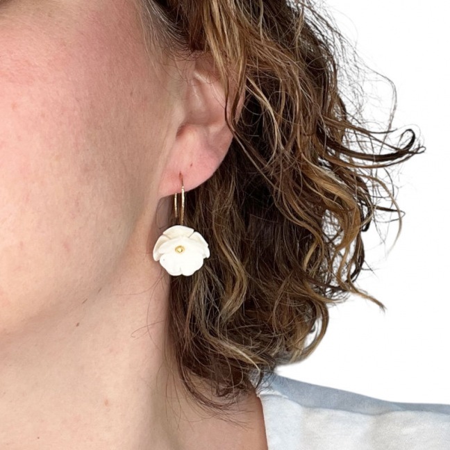 Floralie - Boucles d'oreilles • Jardin Pas Secret Floralie - Boucles d'oreilles • Jardin Pas Secret