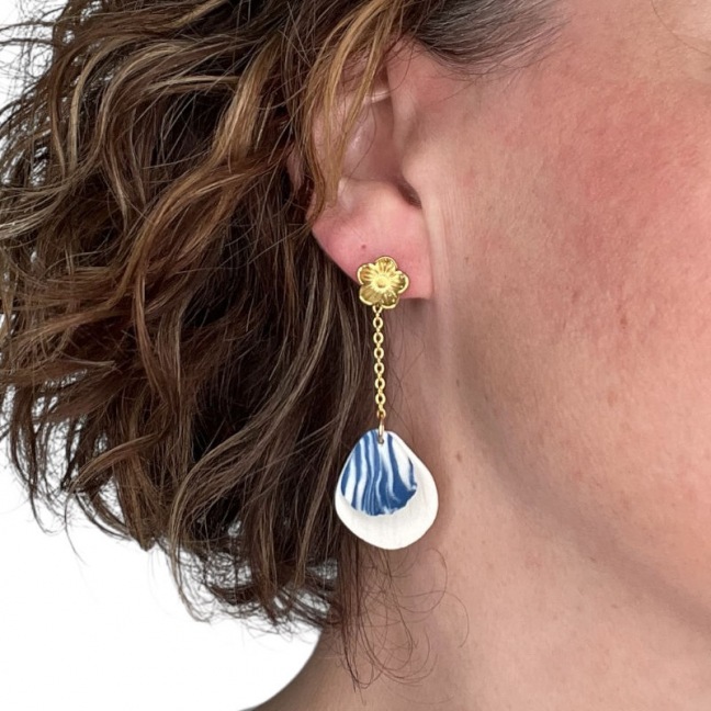 Ondée - Boucles d'oreilles • Jardin Pas Secret Ondée - Boucles d'oreilles • Jardin Pas Secret