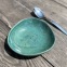 Dinnerware set - Stoneware - 8 pieces for 4 people - Handcrafted • Lagoon