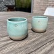 Dinnerware set - Stoneware - 8 pieces for 4 people - Handcrafted • Lagoon