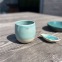 Tasse à café turquoise - Grès  - Fait main • Lagon