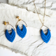 Marina - Collier • Porcelaine bleue et blanche