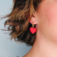 Soléa – Créoles • Porcelaine Coeur Rouge
