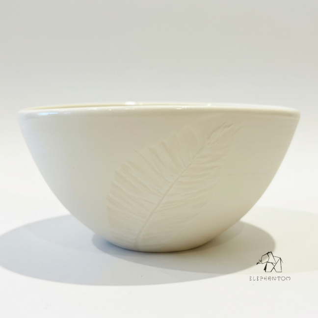 Tea / coffee cup - White porcelain - Craft creation - Sea Ice