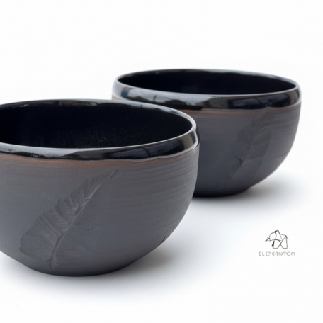 Le Bol Poèterie - Porcelaine Noire • Création artisanale