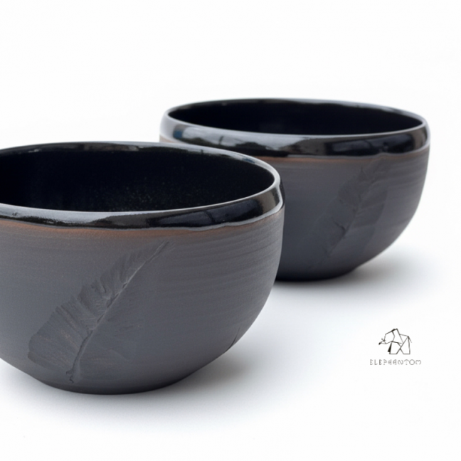 Tea / coffee cup - White porcelain - Craft creation - Sea Ice