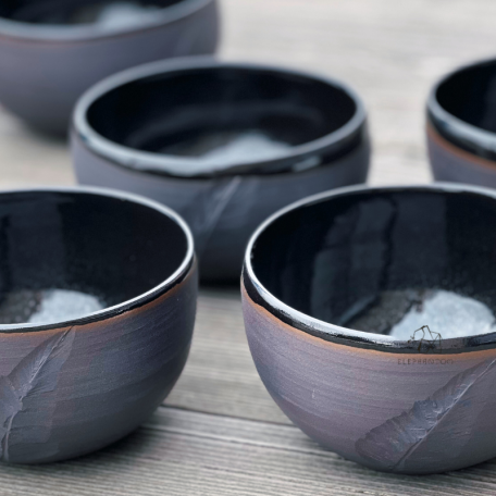 Le Bol Poèterie - Porcelaine Noire • Création artisanale