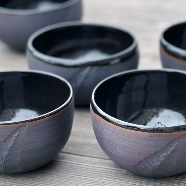 Tea / coffee cup - White porcelain - Craft creation - Sea Ice