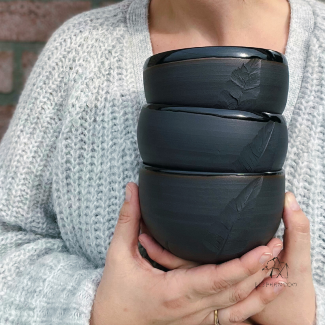 Le Bol Poèterie - Porcelaine Noire • Création artisanale