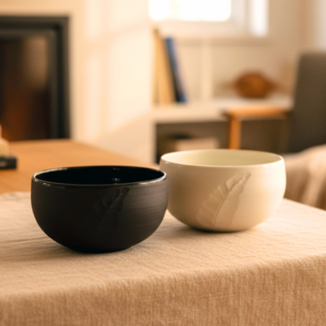 Le Bol Poèterie - Porcelaine Noire • Création artisanale