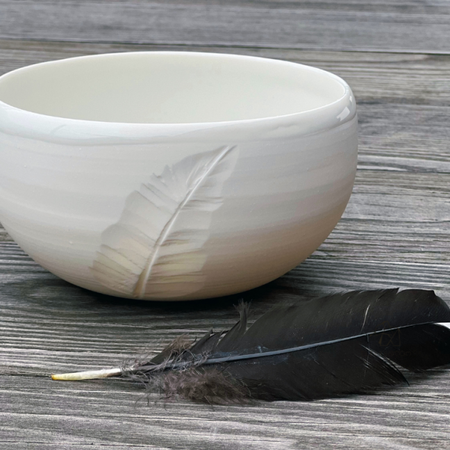 Le Bol Poèterie - Porcelaine blanche • Création artisanale