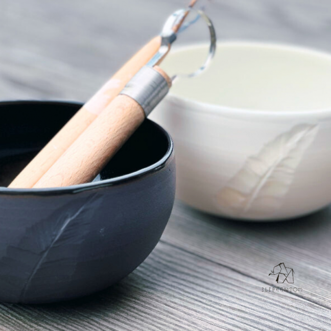 Le Bol Poèterie - Porcelaine blanche • Création artisanale