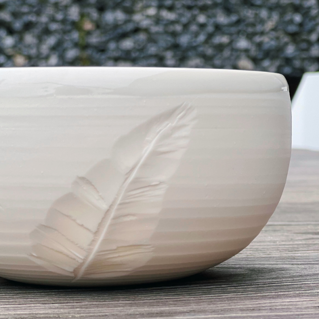 Le Bol Poèterie - Porcelaine blanche • Création artisanale