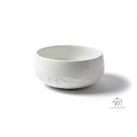 Bol blanc gravure montagne - Porcelaine blanche • Création artisanale Pyrénées Bol blanc gravure montagne - Porcelaine blanche • Création artisanale Pyrénées