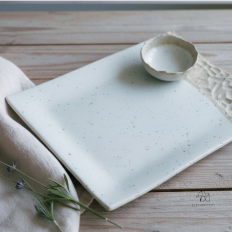 Tea cup - Turquoise glazed stoneware - 120 ml - Handmade • Lagoon