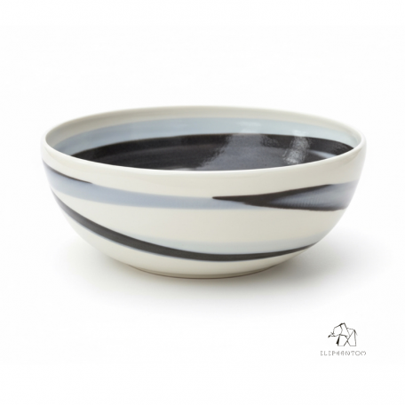 Tea / coffee cup - White porcelain - Craft creation - Sea Ice