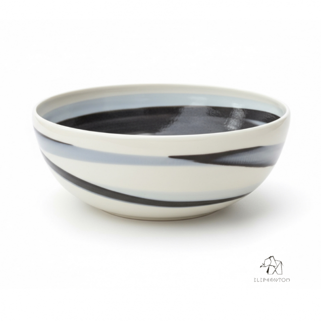 Tea / coffee cup - White porcelain - Craft creation - Sea Ice