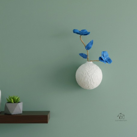 Tea / coffee cup - White porcelain - Craft creation - Sea Ice