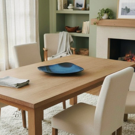 Grand plat de fête Bleu 40 cm - Grès pyrité • Création artisanale Céleste