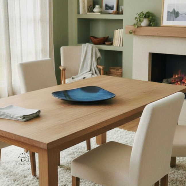 Grand plat de fête Bleu n°2 - 40 cm - Grès pyrité • Création artisanale Céleste