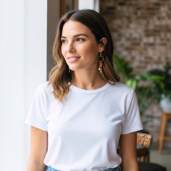 Tea / coffee cup - White porcelain - Craft creation - Sea Ice