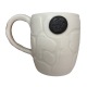 Elephantom.Design Mug / Milk coffee cup with handle - Porcelain - Handmade • Sea Ice