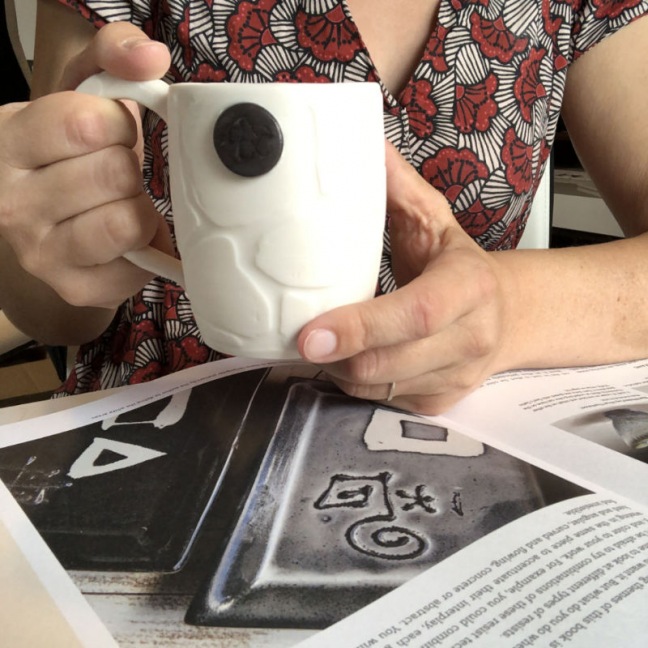 Elephantom.Design Mug Tasse café au lait avec anse - Porcelaine - Réalisation artisanale • Banquise Elephantom.Design Mug Tasse café au lait avec anse - Porcelaine - Réalisation artisanale • Banquise