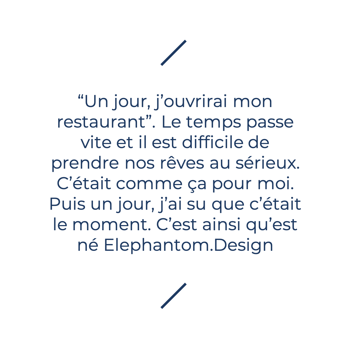 Elephantom.Design Notre histoire